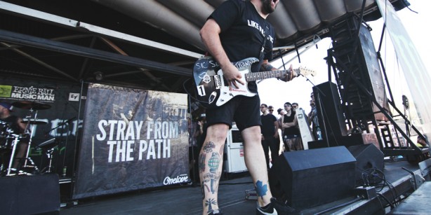 Stray From The Path (Photo by: Riley Taylor, AUX TV)