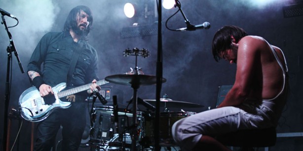 Death From Above 1979 at Edward Day Gallery (Photo by: Riley Taylor, AUX TV)