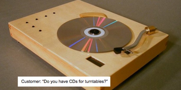 This record store clerk is collecting the dumbest questions from customers