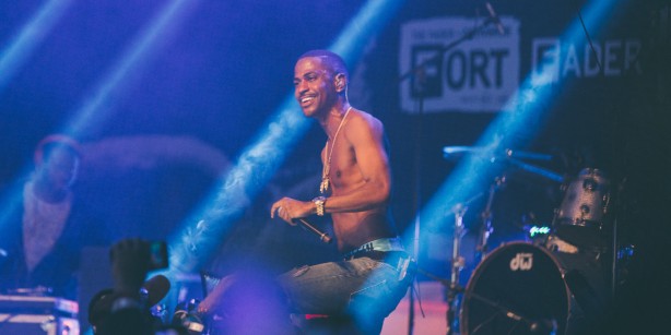 Big Sean at Fader Fort. (Photo by Ellie Pritts, AUX TV)