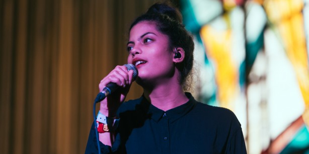 Ibeyi at Central Presbyterian. (Photo by Ellie Pritts, AUX TV)