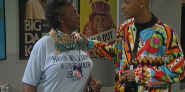 Will takes Phil's mom to see Heavy D (S01E18: 