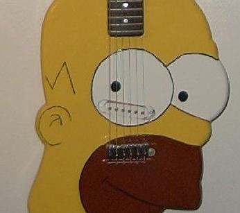 The Homer Simpson guitar