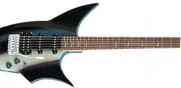 The Shark Week guitar
