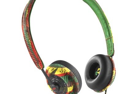 Bob Marley rasta headphones
