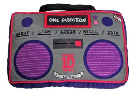 A One Direction boombox pillow