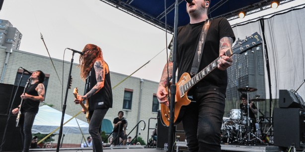 Against Me! (Photo by: Stephen McGill, AUX TV)