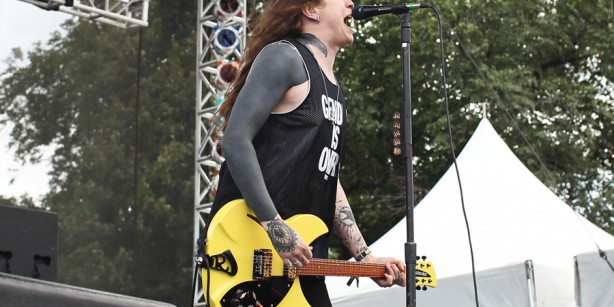 Against Me! (Photo by: Riley Taylor, AUX TV)